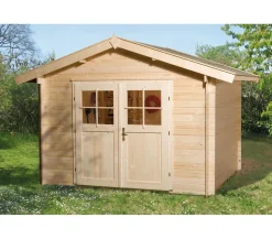 Weka Gartenhaus Premium 28 Natur