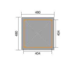Weka Gartenoase 651 A Gr. 2, ca. B480/H314/T480 cm Sale