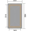 Weka Pavillons|Carports & Garagen > Gartenoase 651 B Gr. 1, ca. B584/H291/T333 cm