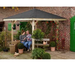 Weka Pavillons|Pergolen > Gartenoase 651 Gr. 1, ca. B294/H275/T294 cm