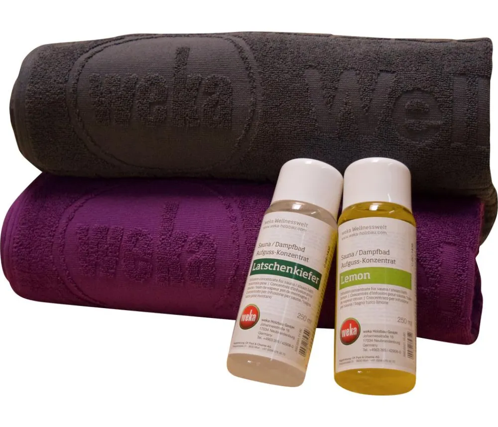 Weka Saunas & Infrarotkabinen - Geschenk-Set "für Sie & Ihn", 4-teilig