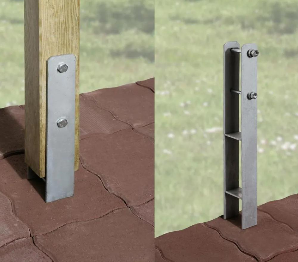 Weka H-Anker für Treseneingang, 1 Stück Silber New