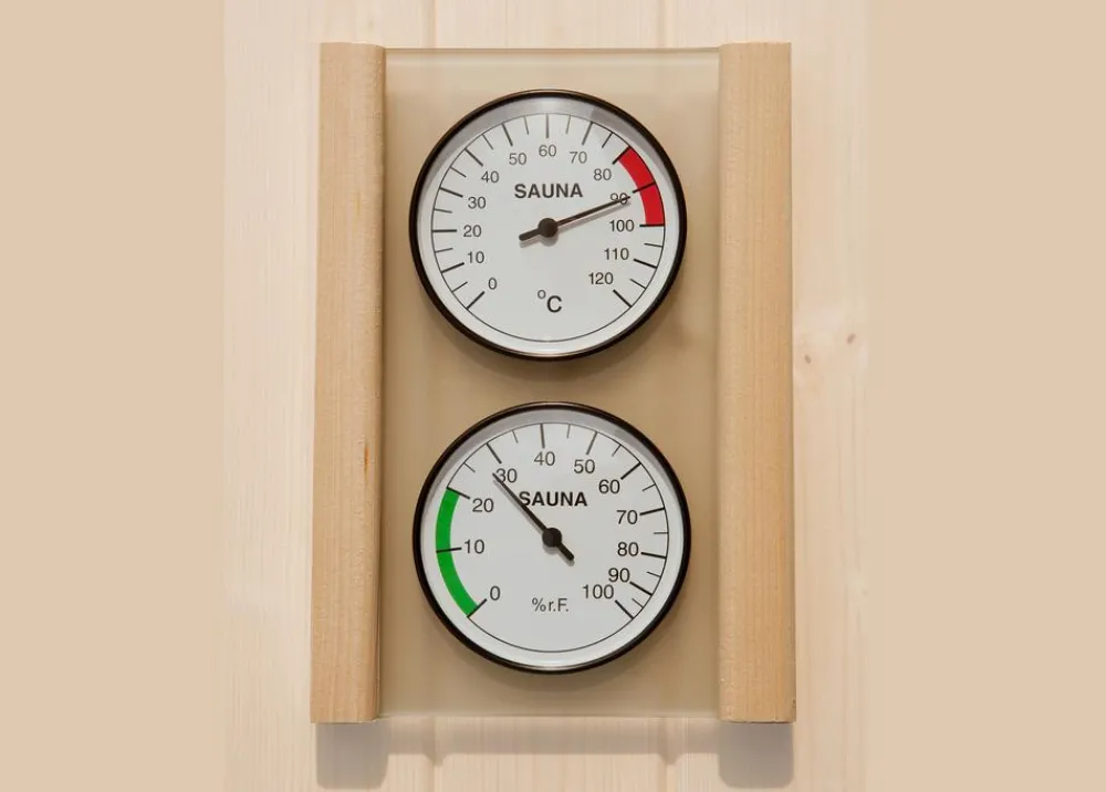 Weka Saunas & Infrarotkabinen - Hygrometer und Thermometer Natur