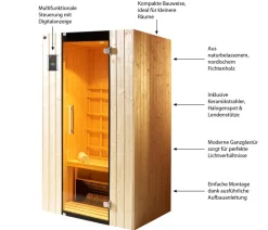 Weka Saunas & Infrarotkabinen - Infrarotkabine Tanilla Natur