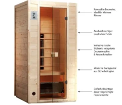Weka Saunas & Infrarotkabinen > Infrarotkabine Vaal