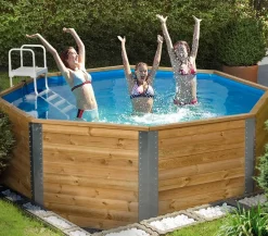 Weka Pools & Whirlpools > Massivholzpool 593, Ø 325 x 116 cm