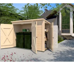 Weka Gartenschränke & Minigaragen > Multibox 367, ca. B215/H152/T95 cm