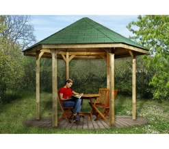 Weka Pavillon 656 Gr. 1, ca. B326/H295/T376 cm Natur Sale