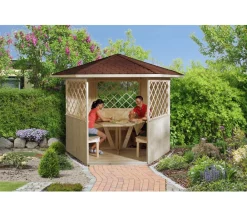 Weka Pavillons > Pavillon 233 inkl. Sitzgarnitur, ca. B283/H245/T327 cm