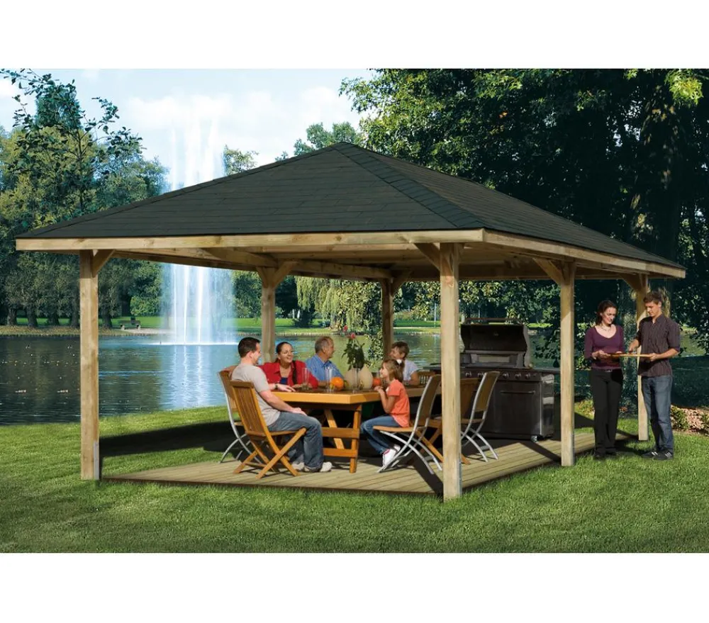 Weka Premium-Carport 651 Gr. 3, ca. B778/H316/T433 cm Natur