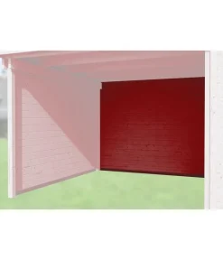 Weka Rückwand für Anbauten, 150 cm Rot