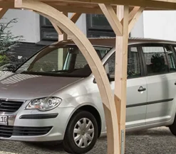 Weka Carports & Garagen - Rundbogen für Carports Natur