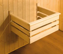 Weka Sauna Bergen mit Glastür Natur Online