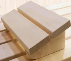 Weka Saunas & Infrarotkabinen - Sauna Bergen mit Glastür Natur
