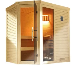 Weka Saunas & Infrarotkabinen > Sauna Cubilis Gr. 2 Spar-Set inkl. Ofen, ca. B198/H205/T198 cm