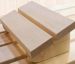Weka Saunas & Infrarotkabinen - Sauna Cubilis mit Glastür und Fenster Natur