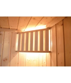 Weka Saunas & Infrarotkabinen - Sauna Cubilis mit Glastür und Fenster Natur