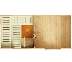 Weka Saunas & Infrarotkabinen > Saunahaus Farsund, ca. B415/H253/T250 cm