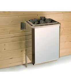 Weka Sauna Sara mit Glastür und Fenster, inkl. Ofen Natur Discount
