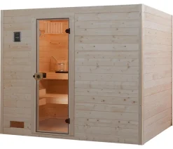Weka Saunas & Infrarotkabinen - Sauna Valida mit Glastür Natur