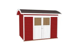 Weka Schiebetürhaus 228, ca. B344/H248/T241 cm Rot Best