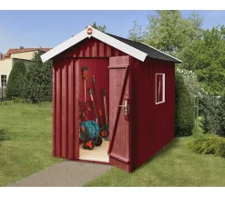 Weka Gartenhäuser & Gerätehäuser - Schwedenhaus Gr. 2, ca. B200/H220/T286 cm Rot