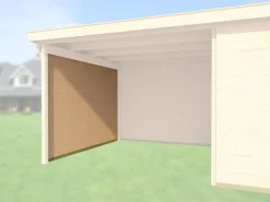 Weka Seitenwand line Designhaus 126/172 Natur Discount