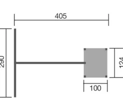 Weka Gartenspielgeräte - Tabaluga Drachenturm mit Satteldach, ca. B420/H331/T290 cm