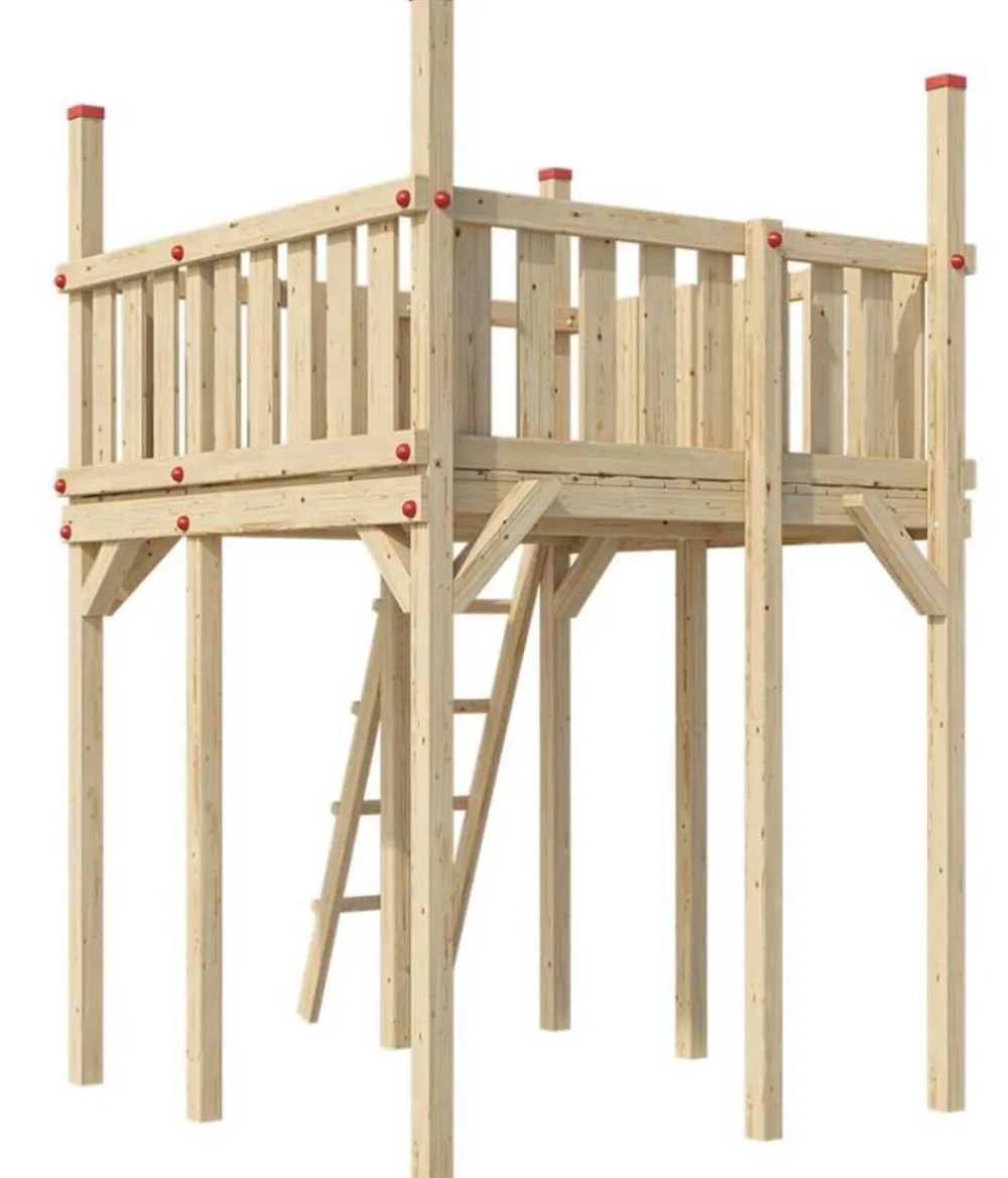 Weka Gartenspielgeräte - Tabaluga Spielturm 816 D Natur