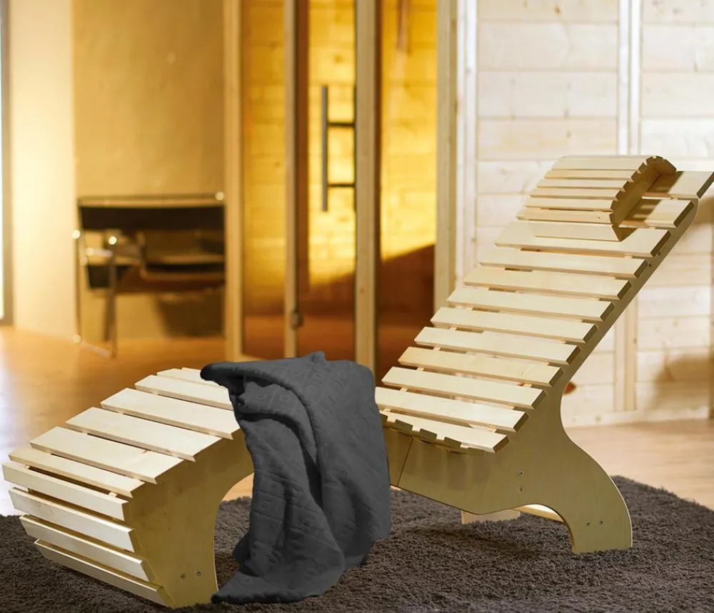Weka Saunas & Infrarotkabinen > Wellnissage Komfortliege, ca. L163,5/B64/H93,5 cm