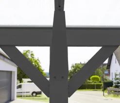 Westmann Aluminium-Carport Bergen Anthrazit Best