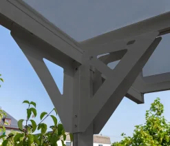 Westmann Aluminium-Carport Helsinki, ca. B305/H232/T503 cm Anthrazit