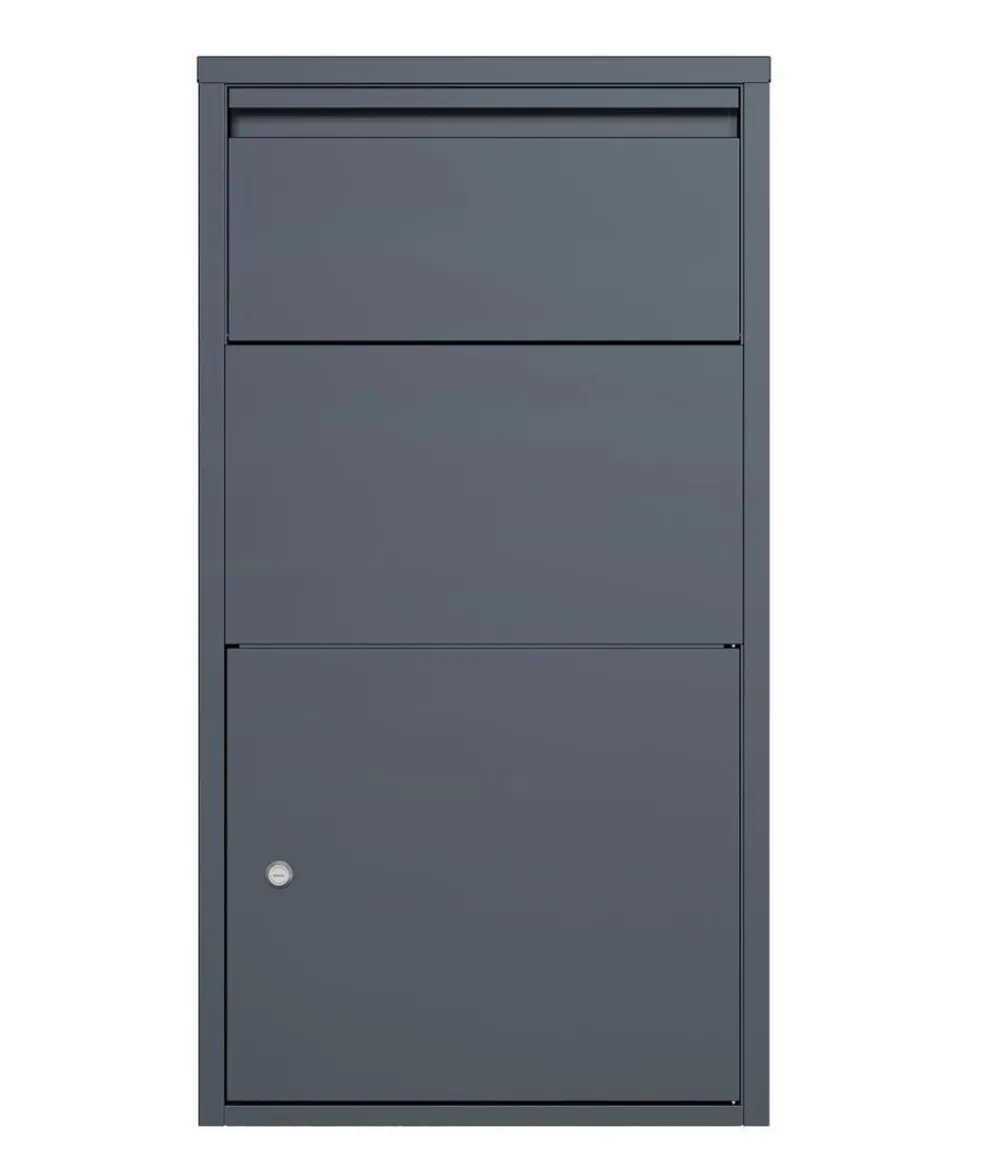 Westmann Briefkasten mit Paketbox Pollux, ca. B44/H82/T22 cm Anthrazit Discount