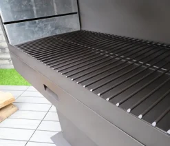 Westmann Gartenkamin, ca. B41/H160/T90 cm Schwarz Outlet