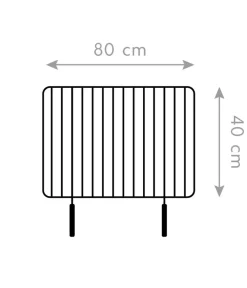 Westmann Gartenkamin, ca. B41/H160/T90 cm Schwarz Outlet