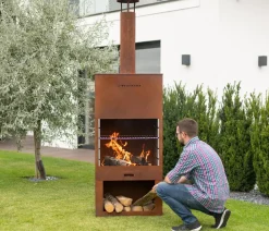 Westmann Gartenkamine > Grillkamin, ca. B41/H229/T70 cm