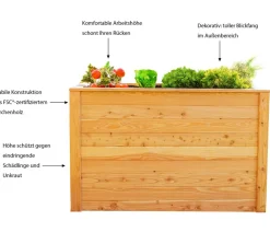 Westmann Hochbeete & Frühbeete > Holz-Hochbeet Lärche