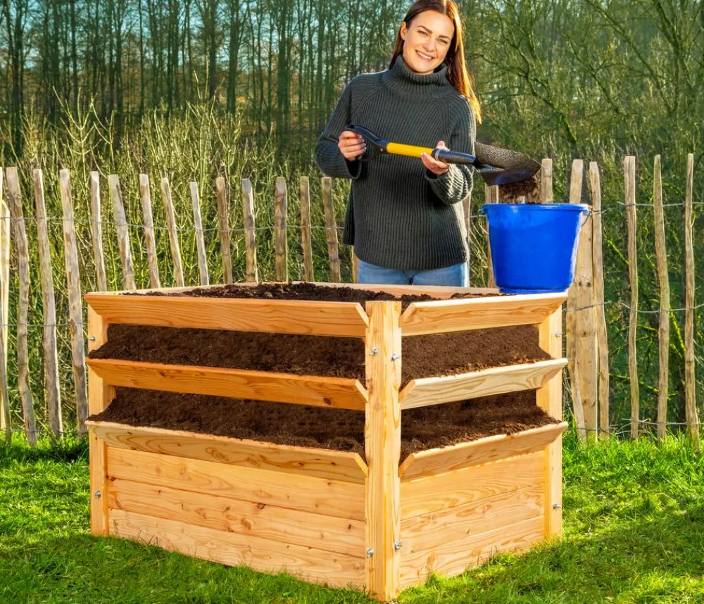 Westmann Hochbeete & Frühbeete > Holz-Hochbeet Premium