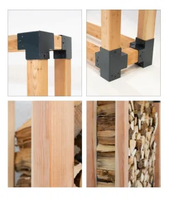 Westmann Pavillons|Kaminholzregale - Kaminholzregal Michel Natur