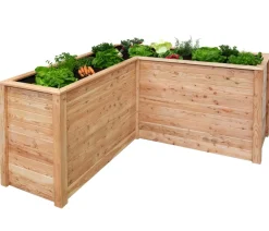 Westmann Hochbeete & Frühbeete > Lärchenholz-Hochbeet Klassik L, ca. B170,5/H84/T170,5 cm