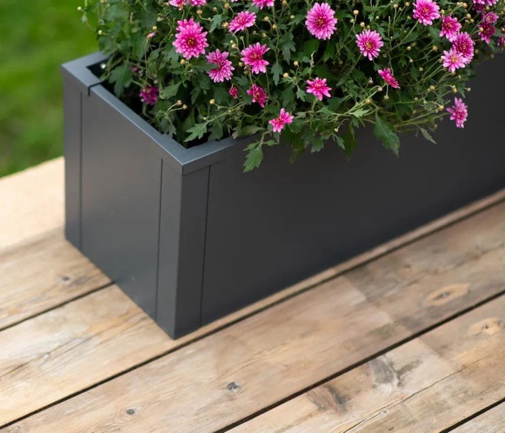 Westmann Metall-Pflanzkasten Talus, Anthrazit Sale