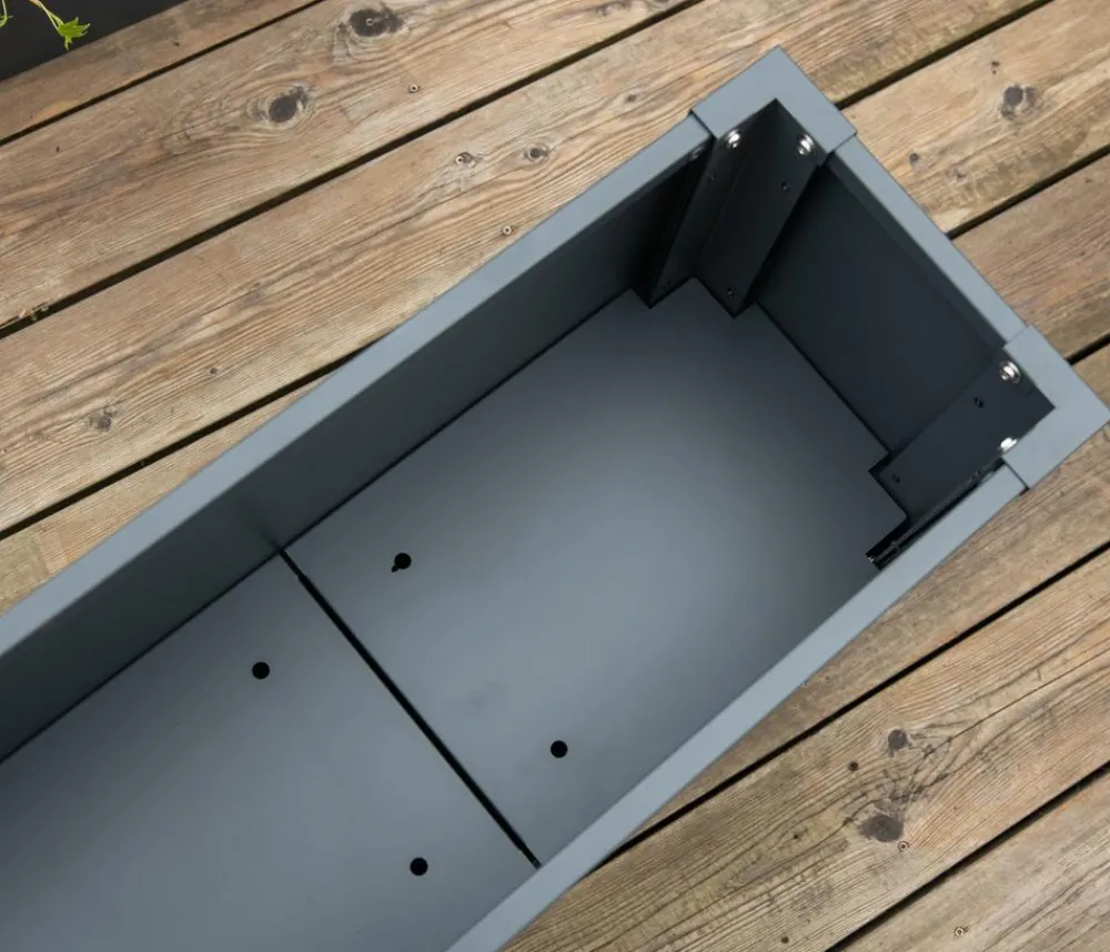Westmann Metall-Pflanzkasten Talus, Anthrazit Sale