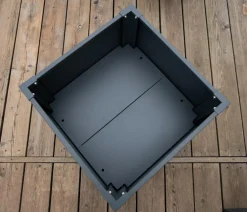 Westmann Pflanzkübel & Blumenkästen - Metall-Pflanzkasten Talus, Anthrazit