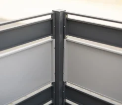 Westmann Mülltonnenboxen > Mülltonnenverkleidung Planum 5er Box, ca. B410/H120/T90 cm