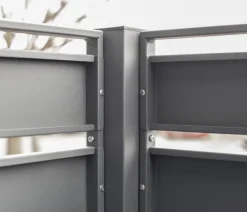 Westmann Mülltonnenboxen > Mülltonnenverkleidung Planum 4er Box, ca. B330/H150/T90 cm