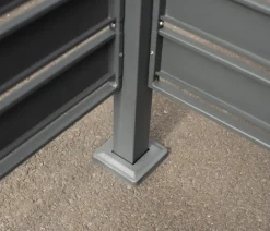 Westmann Mülltonnenboxen > Mülltonnenverkleidung Planum 4er Box, ca. B330/H150/T90 cm