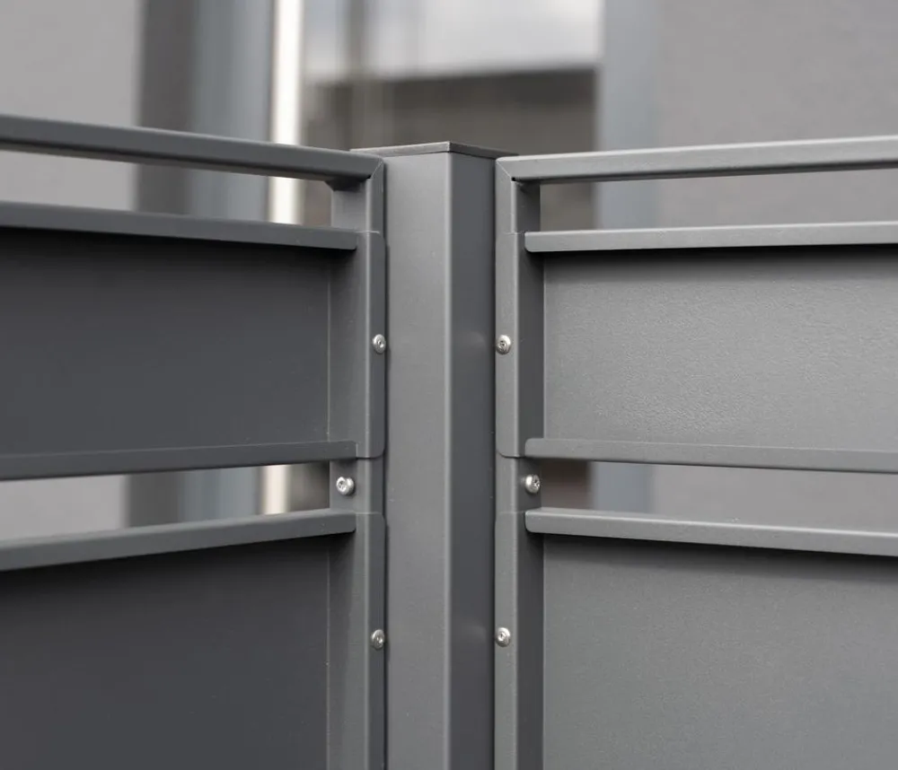 Westmann Mülltonnenboxen > Mülltonnenverkleidung Planum 4er Box, ca. B330/H150/T90 cm