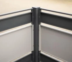 Westmann Mülltonnenboxen > Mülltonnenverkleidung Planum 4er Box, ca. B330/H120/T90 cm