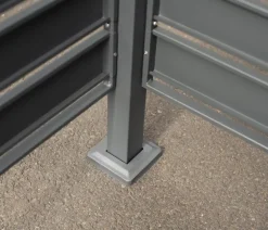 Westmann Mülltonnenboxen > Mülltonnenverkleidung Planum 4er Box, ca. B330/H120/T90 cm