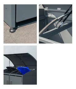 Westmann Aufbewahrungsboxen|Mülltonnenboxen > Mülltonnenverkleidung Moderna